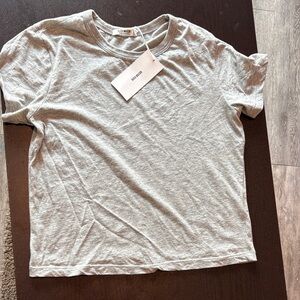 NWT Buck Mason Graphite Pima Boxy Crew XS Short Sleeve Tee